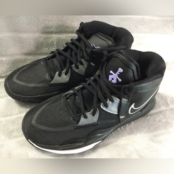 Nike Kyrie Infinity Black Metallic Silver (GS) No Box Size 7y - Picture 1 of 8